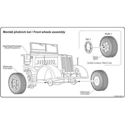 CMK Sd.Kfz. 9 Famo wheels CMK Sd.Kfz. 9 Famo wheels