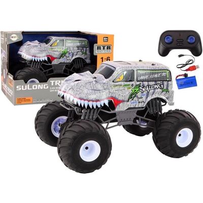 Lean Toys Grosses Offroad-Dinosaurierauto 2,4G R/C 1:6 (RTR Ready-to-Run) Lean Toys Grosses Offroad-Dinosaurierauto 2,4G R/C 1:6 (RTR Ready-to-Run)