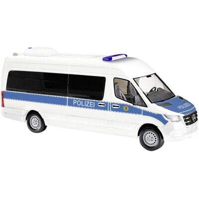 Busch 52638 H0 Einsatzfahrzeug Modell Mercedes Benz Sprinter Bus, Polizei Berli Busch 52638 H0 Einsatzfahrzeug Modell Mercedes Benz Sprinter Bus, Polizei Berli