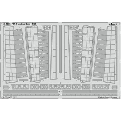 Eduard F4F-3 landing flaps Eduard F4F-3 landing flaps