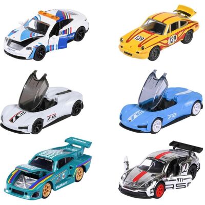 Majorette Porsche Deluxe Cars, 6-sort. Majorette Porsche Deluxe Cars, 6-sort.