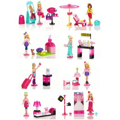 Mega Blocks Barbie & Friends Sortiment - Bausteine Mega Blocks Barbie & Friends Sortiment - Bausteine