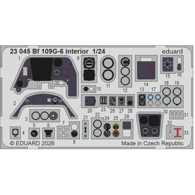 Eduard Bf 109G-6 interior for Airfix Eduard Bf 109G-6 interior for Airfix