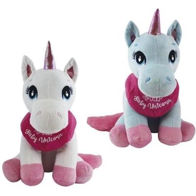 ODS My Vip - Baby Unicorn 29 cm with Bib, lights and sounds (batteries included, not replaceable) LIGHTS (29 cm) ODS My Vip - Baby Unicorn 29 cm with Bib, lights and sounds (batteries included, not replaceable) LIGHTS (29 cm)