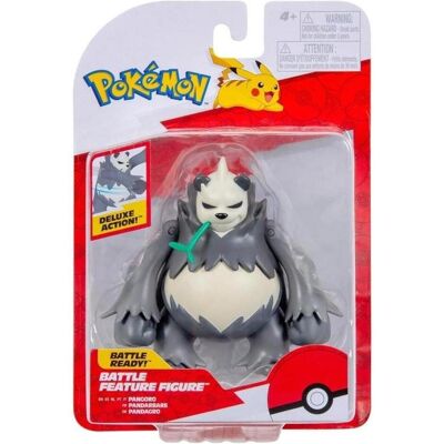 Jazwares Pokémon Pangoro Battle Feature Figure - 4.5-Inch Pangoro Battle Ready Figure with Punch attack Jazwares Pokémon Pangoro Battle Feature Figure - 4.5-Inch Pangoro Battle Ready Figure with Punch attack