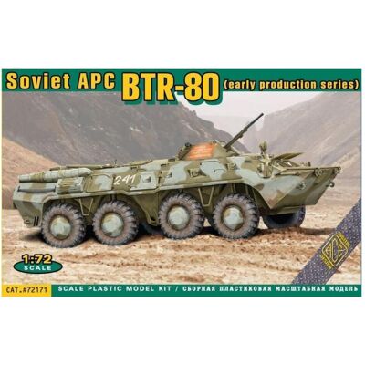 Ace Militär BTR-80 sowjetisches gepanzertes Personaltransport - 1:72 Modellbausatz Ace Militär BTR-80 sowjetisches gepanzertes Personaltransport - 1:72 Modellbausatz