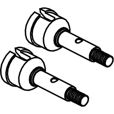 Absima Rear Hub Axle (2) Absima Rear Hub Axle (2)