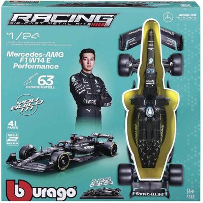 Bburago Mercedes-AMG F1 W14 E Perf. 1/24 Kit Hamilton 2024 Bburago Mercedes-AMG F1 W14 E Perf. 1/24 Kit Hamilton 2024