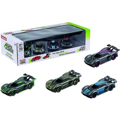 Carrera Hypercars pack 4 cars pull back Carrera Hypercars pack 4 cars pull back