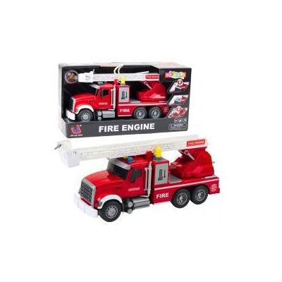 Lean Toys Lean Feuerwehrauto Mit Ausleger Wasser Lichter Sounds Rot 1:14 Lean Toys Lean Feuerwehrauto Mit Ausleger Wasser Lichter Sounds Rot 1:14