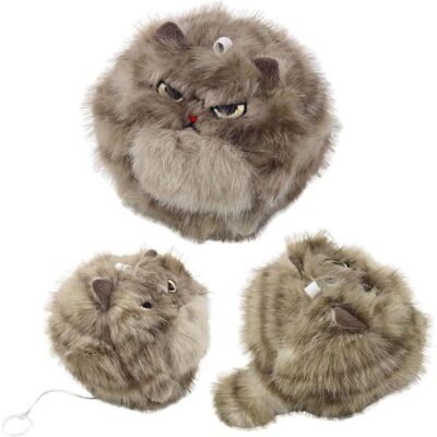 Lean Toys Plush Brown Kitten with Wiggle Tail Squeaking Sounds Keychain 9 cm (9 cm) Lean Toys Plush Brown Kitten with Wiggle Tail Squeaking Sounds Keychain 9 cm (9 cm)