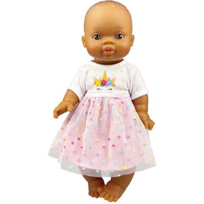 Heless Mädchen-Babypuppe Hannah mit Einhornkleid – 34 cm Heless Mädchen-Babypuppe Hannah mit Einhornkleid – 34 cm