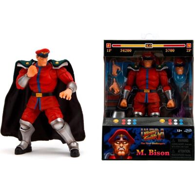 Jada Street Fighter II M. Bison 6" Figure Jada Street Fighter II M. Bison 6" Figure