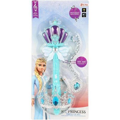 Toi-Toys Eisprinzessin Zauberstab Prinzessin mit Licht und Ton Toi-Toys Eisprinzessin Zauberstab Prinzessin mit Licht und Ton