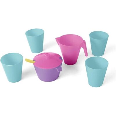 Wader 8-teiliges rosa Geschirrset Wader 8-teiliges rosa Geschirrset