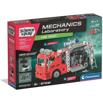 Clementoni Mechanics Feuerwehrauto 2-in-1 Bauspielzeug Clementoni Mechanics Feuerwehrauto 2-in-1 Bauspielzeug