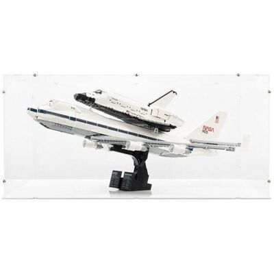 iDisplayit Acryl-Display für LEGO 10360 Spaceshuttle-Transport-Jumbo (Mit schwarzem Boden) iDisplayit Acryl-Display für LEGO 10360 Spaceshuttle-Transport-Jumbo (Mit schwarzem Boden)