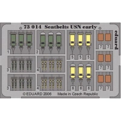 Eduard Seatbelts USN early Eduard Seatbelts USN early