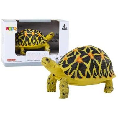 Lean Toys Figur Schildkröte Reptil gelb schwarz Lean Toys Figur Schildkröte Reptil gelb schwarz
