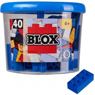 Androni Blox 40 blaue 8er Steine in Dose Androni Blox 40 blaue 8er Steine in Dose
