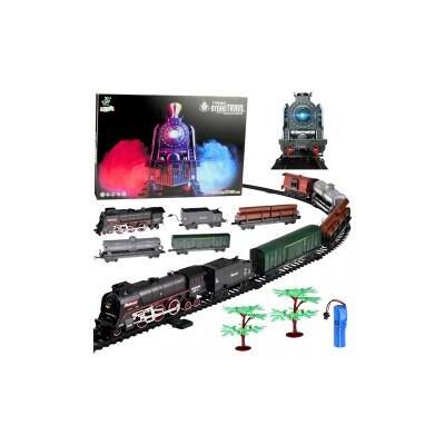 Lean Toys Dampflokomotive 620B mit Licht, Sound, Rauch, 151 cm Gleise Lean Toys Dampflokomotive 620B mit Licht, Sound, Rauch, 151 cm Gleise