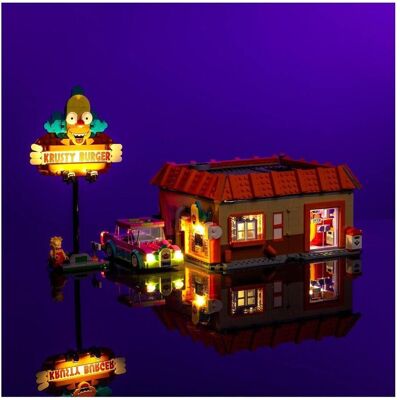 Light my bricks LMB 2.0 LED Licht Set für LEGO 10352 The Simpsons - Krusty Burger Light my bricks LMB 2.0 LED Licht Set für LEGO 10352 The Simpsons - Krusty Burger