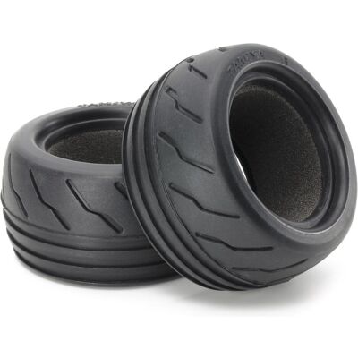 Tamiya T3-01 Rear Wide Semi Slick Tires (2pcs) Tamiya T3-01 Rear Wide Semi Slick Tires (2pcs)