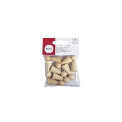 Rayher Rohholz-Figurenkegel FSC 100%, 8 Stück Rayher Rohholz-Figurenkegel FSC 100%, 8 Stück