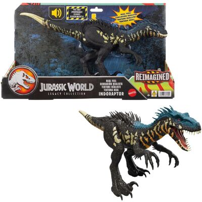 Mattel Jurassic World Reimagined Indoraptor Dinosaur Action Figure, Bold Colored Real Feel Carnivore Toy Mattel Jurassic World Reimagined Indoraptor Dinosaur Action Figure, Bold Colored Real Feel Carnivore Toy