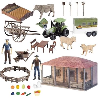 Grosser DIY Bauernhof Bausatz mit Bauernhaus Grosser DIY Bauernhof Bausatz mit Bauernhaus