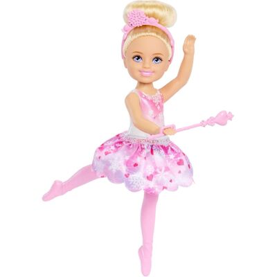 0 Barbie Chelsea Nutrcracker Snowfairy - White 0 Barbie Chelsea Nutrcracker Snowfairy - White