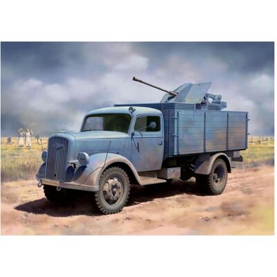 Other 1:35 German3t 4x2CargoTruck w/2cm FlaK38 Other 1:35 German3t 4x2CargoTruck w/2cm FlaK38