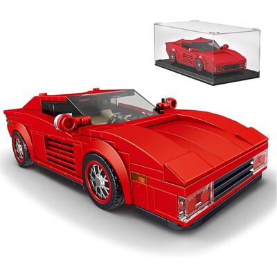 Mould King Sportwagen Testarossa mit Displaybox Mould King Sportwagen Testarossa mit Displaybox