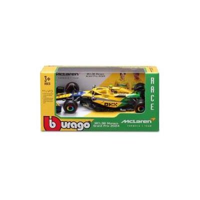 Bburago 1/43 Racing - Mclaren MCL38 Monaco GP #Norris Bburago 1/43 Racing - Mclaren MCL38 Monaco GP #Norris