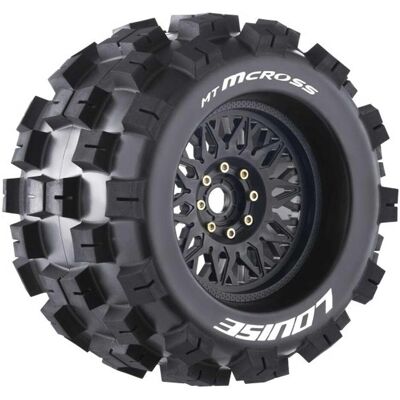 Louise MT-MCROSS 1/8 SPORT (2) Uni-Sechskant tauschbar Felge schwarz 0 & 1/2 OFFSET HEX 17MM Louise MT-MCROSS 1/8 SPORT (2) Uni-Sechskant tauschbar Felge schwarz 0 & 1/2 OFFSET HEX 17MM