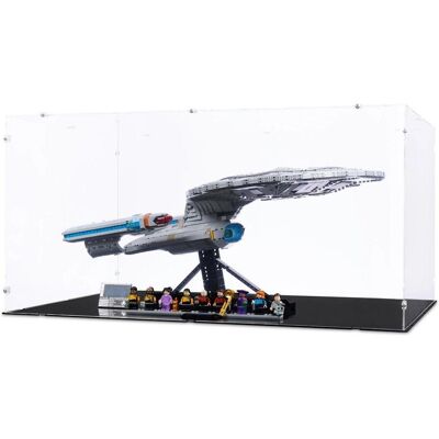 iDisplayit Acryl-Display für LEGO 10356 Star Trek: U.S.S. Enterprise NCC-1701-D (Mit schwarzem Boden) iDisplayit Acryl-Display für LEGO 10356 Star Trek: U.S.S. Enterprise NCC-1701-D (Mit schwarzem Boden)