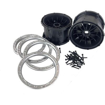 Amewi Felgen Set silber Mammoth, 2 Stück Amewi Felgen Set silber Mammoth, 2 Stück