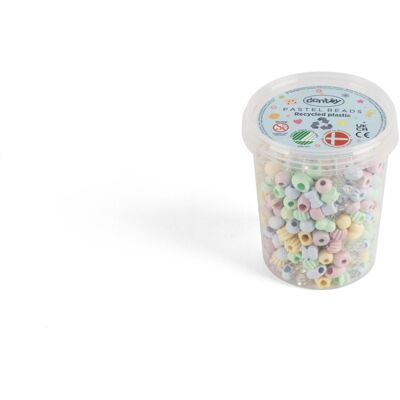 Dantoy - Pastell Recycelte Perlen - 520 Stk - Recycled Beads Dantoy - Pastell Recycelte Perlen - 520 Stk - Recycled Beads