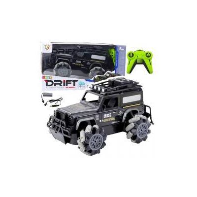 Lean Toys RC-Geländewagen, 360°-Drehung, Massstab 1:12, schwarz Lean Toys RC-Geländewagen, 360°-Drehung, Massstab 1:12, schwarz