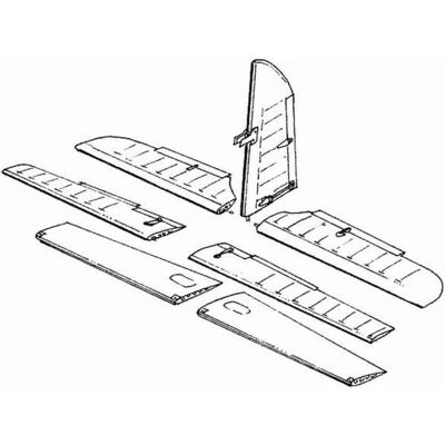 CMK Me-410B Steuerflächen CMK Me-410B Steuerflächen