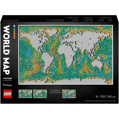 Weltkarte (31203, LEGO Art, LEGO Seltene Sets) Weltkarte (31203, LEGO Art, LEGO Seltene Sets)