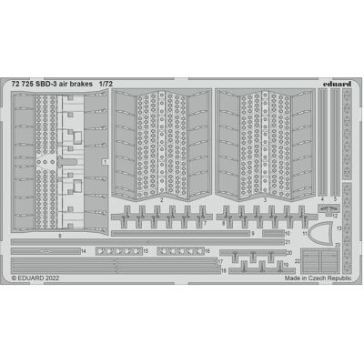 Eduard SBD-3 air brakes for FLYHAWK Eduard SBD-3 air brakes for FLYHAWK