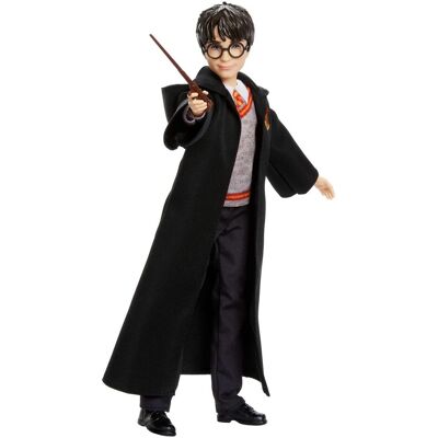 0 -Modepuppe im typischen Hogwarts-Gewand mit Zauberstab-Zubehörteil, vom Film inspirier 0 -Modepuppe im typischen Hogwarts-Gewand mit Zauberstab-Zubehörteil, vom Film inspirier
