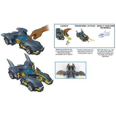 0 DC 6" All-Stars Collection Batmobile 0 DC 6" All-Stars Collection Batmobile