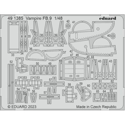 Eduard Vampire FB.9 1/48 AIRFIX Eduard Vampire FB.9 1/48 AIRFIX