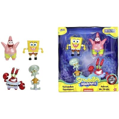 Jada Sponge Bob 4-Pack Figures 2,5" Jada Sponge Bob 4-Pack Figures 2,5"