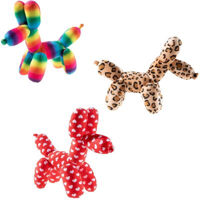 Heunec Plüsch Ballonhund 25cm 3f sortiert (25 cm) Heunec Plüsch Ballonhund 25cm 3f sortiert (25 cm)