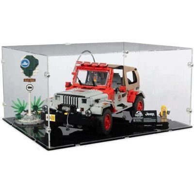 iDisplayit Acryl-Display für LEGO 77984 Jurassic Park Jeep Wrangler (Mit schwarzem Boden) iDisplayit Acryl-Display für LEGO 77984 Jurassic Park Jeep Wrangler (Mit schwarzem Boden)