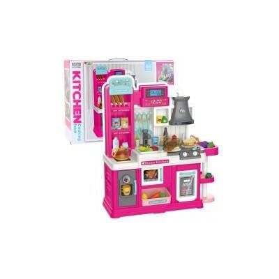 Lean Toys Kinderküche Wasserkreislauf Farbwechsel Lebensmitteldampf Rosa 64 Stück. Lean Toys Kinderküche Wasserkreislauf Farbwechsel Lebensmitteldampf Rosa 64 Stück.