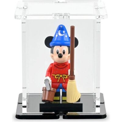 iDisplayit Acryl-Display für 1 LEGO-Minifigur (mit schwarzem Boden und 2 Noppen) iDisplayit Acryl-Display für 1 LEGO-Minifigur (mit schwarzem Boden und 2 Noppen)